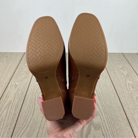 Giani Bernini Women's Trumann Memory Foam Block Heel Dress Booties 9.5M Cinnamon - Picture 9 of 10